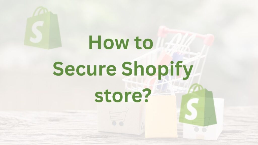 How to secure Shopify store?