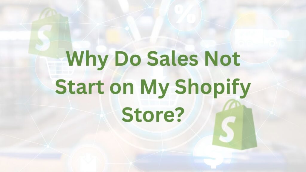 Why Do Sales Not Start on My Shopify Store?