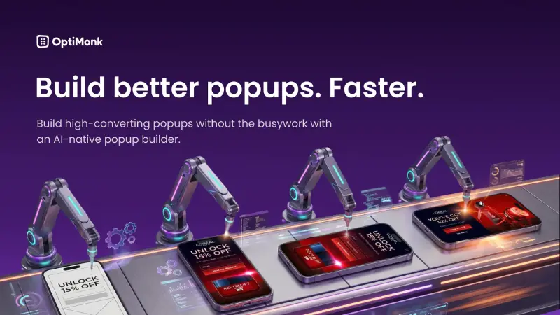 Top 10 Shopify Plugins for Better Conversions 7 OptiMonk Personalized Popup